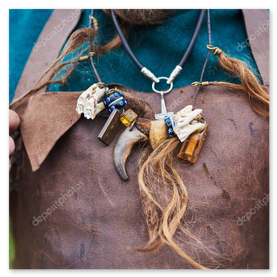 Detail Gravur auf Medaille